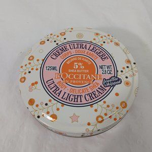 L'Occitane Special Edition Delicate Shea Ultra Light Body Cream 2.8 oz NEW